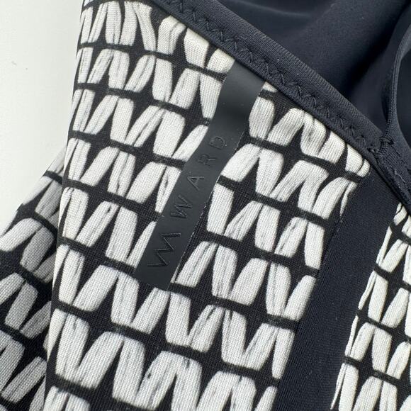 Ward Whillas Reversible One Piece Swimsuit Black White Size 6 Medium - Picture 5 of 7